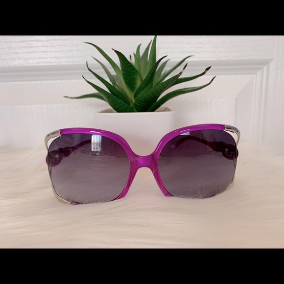 Accessories - Purple Round Frame SunGlasses